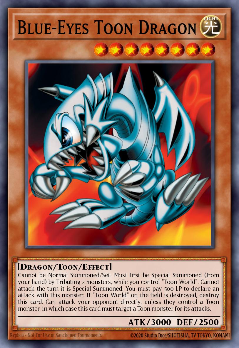 Blue-Eyes Toon Dragon MRL #MRL-E000 English Yu-Gi-Oh! card