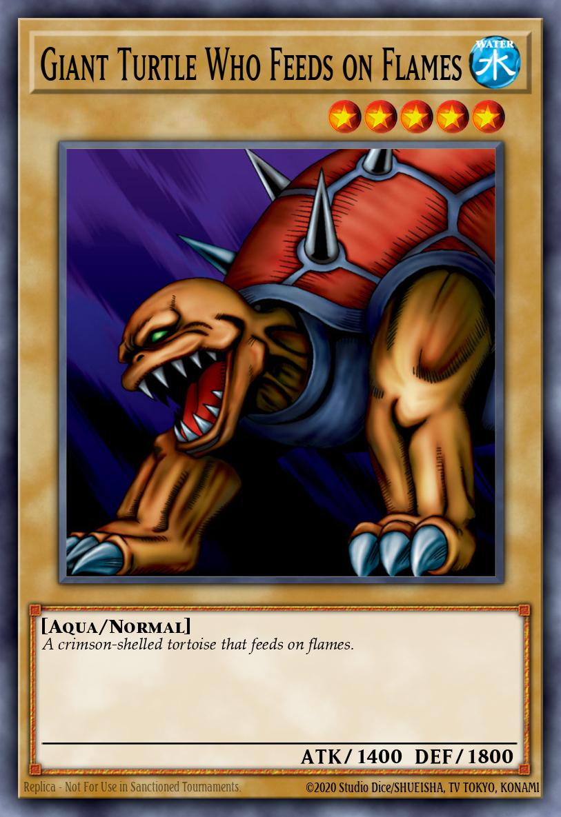 Giant Turtle Who Feeds on Flames MRL #MRL-E022 English Yu-Gi-Oh! card