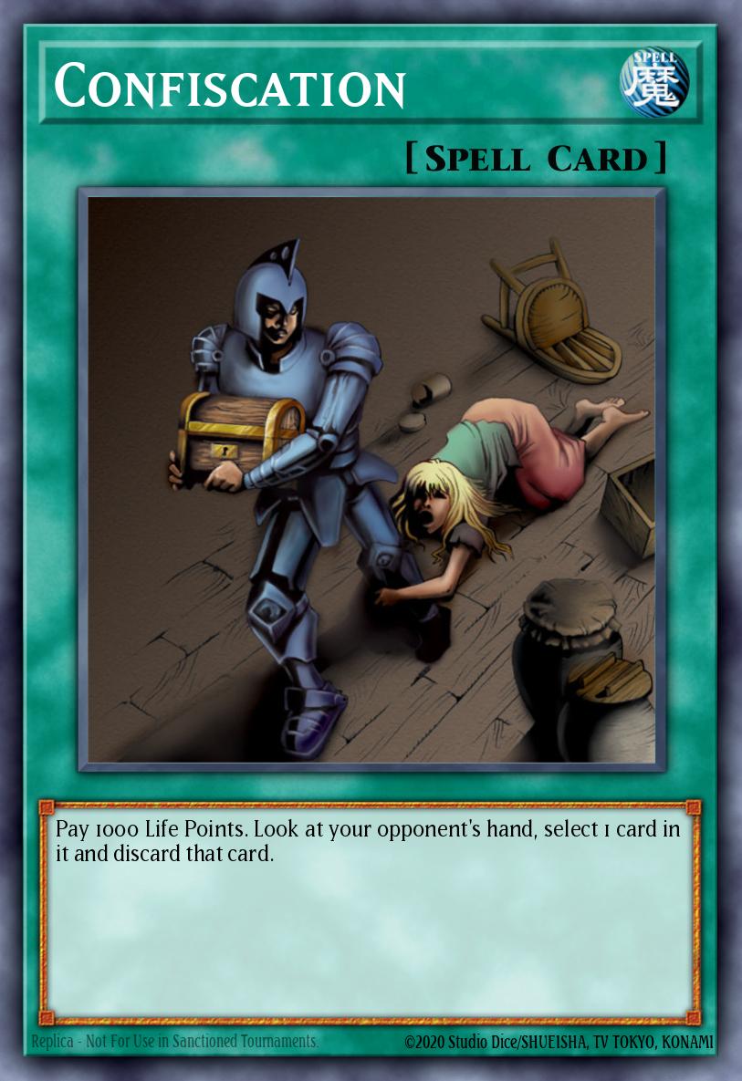Confiscation MRL #MRL-E038 English Yu-Gi-Oh! card