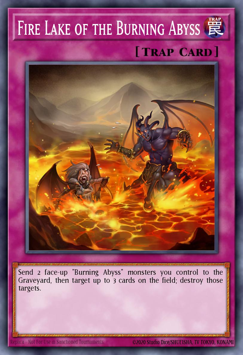 Fire Lake of the Burning Abyss NECH #NECH-EN086 English Yu-Gi-Oh! card