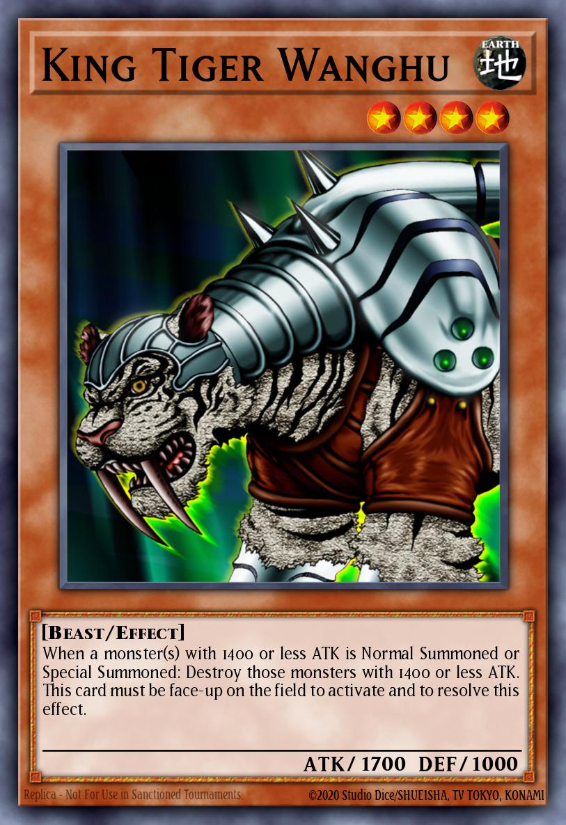 King Tiger Wanghu PGD #PGD-004 English Yu-Gi-Oh! card