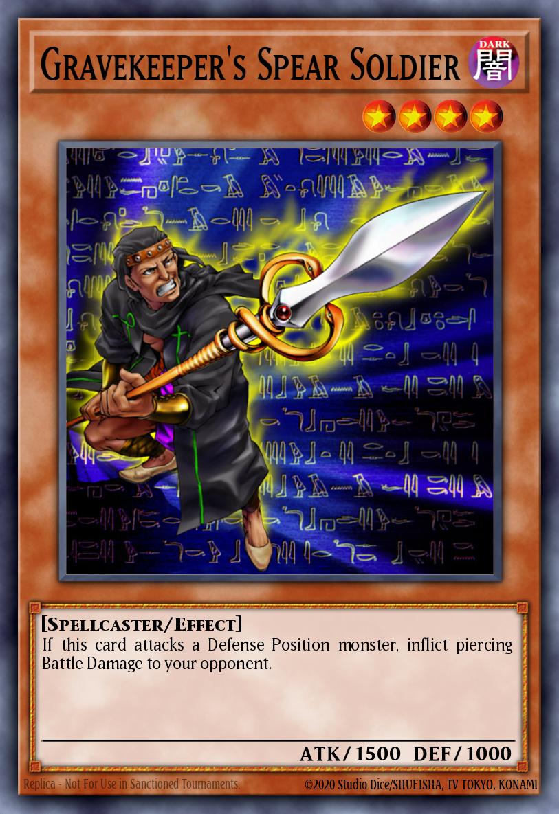 Gravekeeper's Spear Soldier PGD #PGD-062 English Yu-Gi-Oh! card