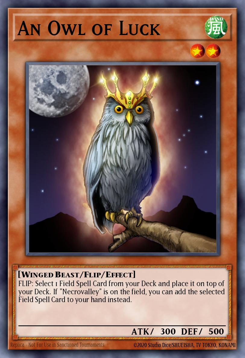 An Owl of Luck PGD #PGD-073 English Yu-Gi-Oh! card