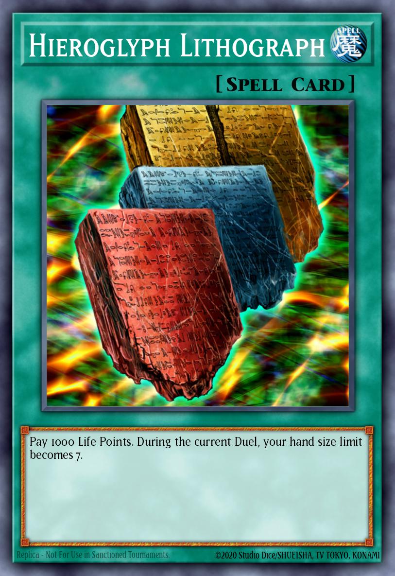 Hieroglyph Lithograph PGD #PGD-086 English Yu-Gi-Oh! card