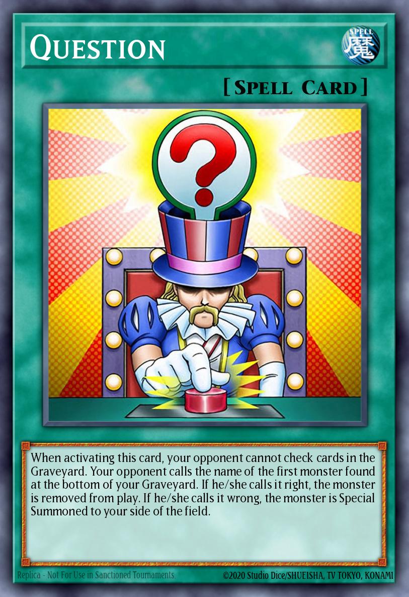 Question PGD #PGD-104 English Yu-Gi-Oh! card