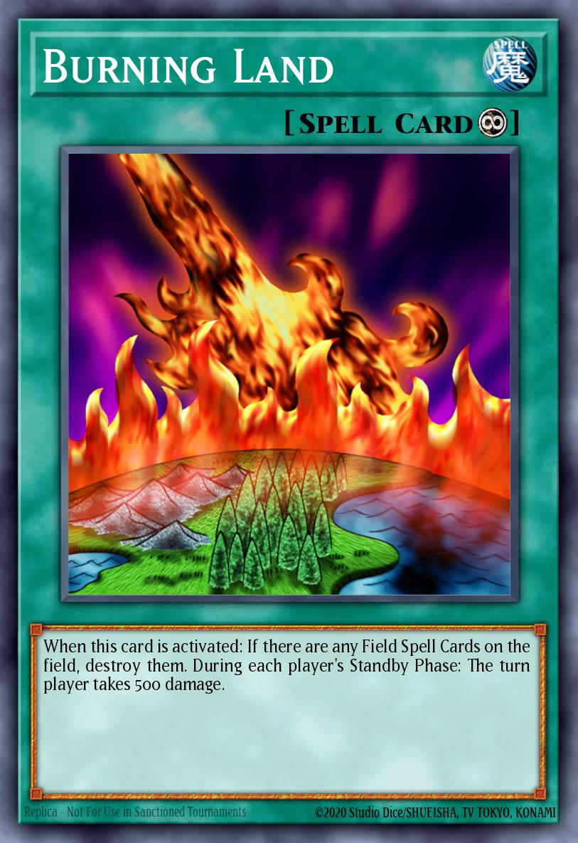 Burning Land PSV #PSV-061 English Yu-Gi-Oh! card