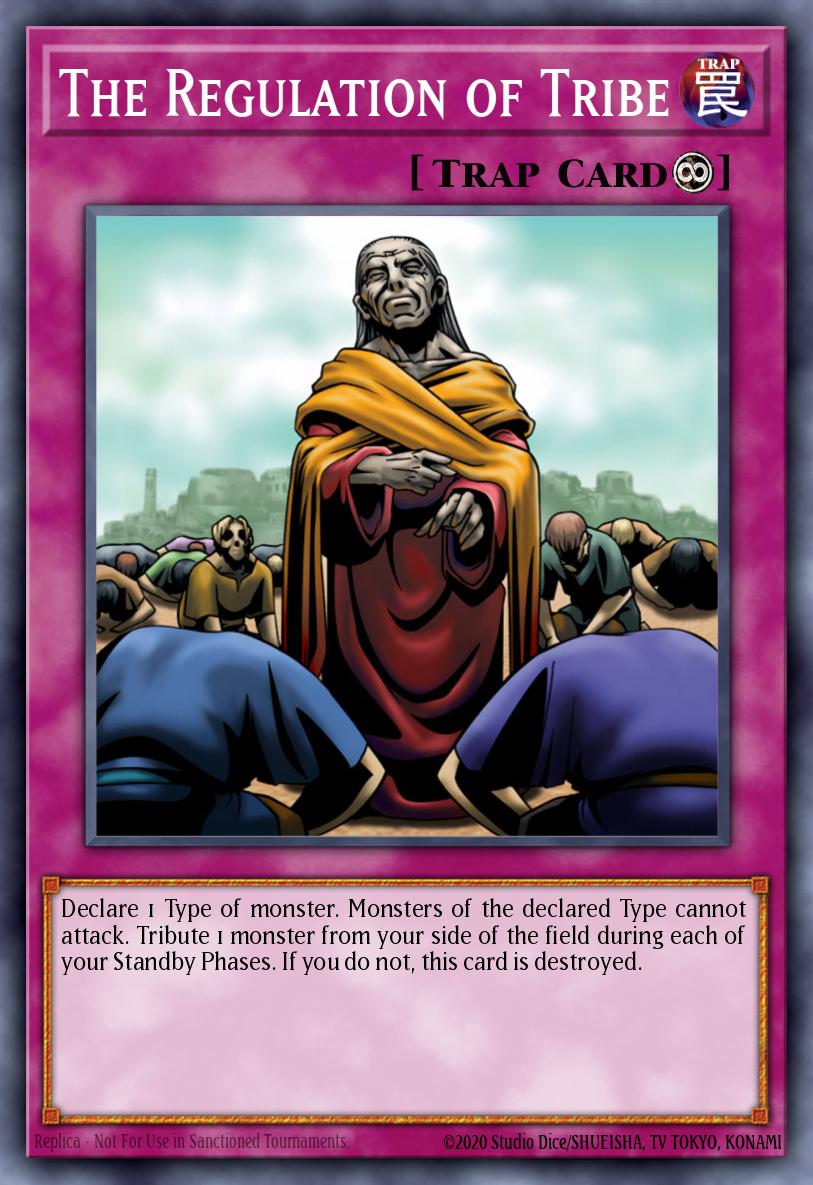 The Regulation of Tribe PSV #PSV-E027 English Yu-Gi-Oh! card