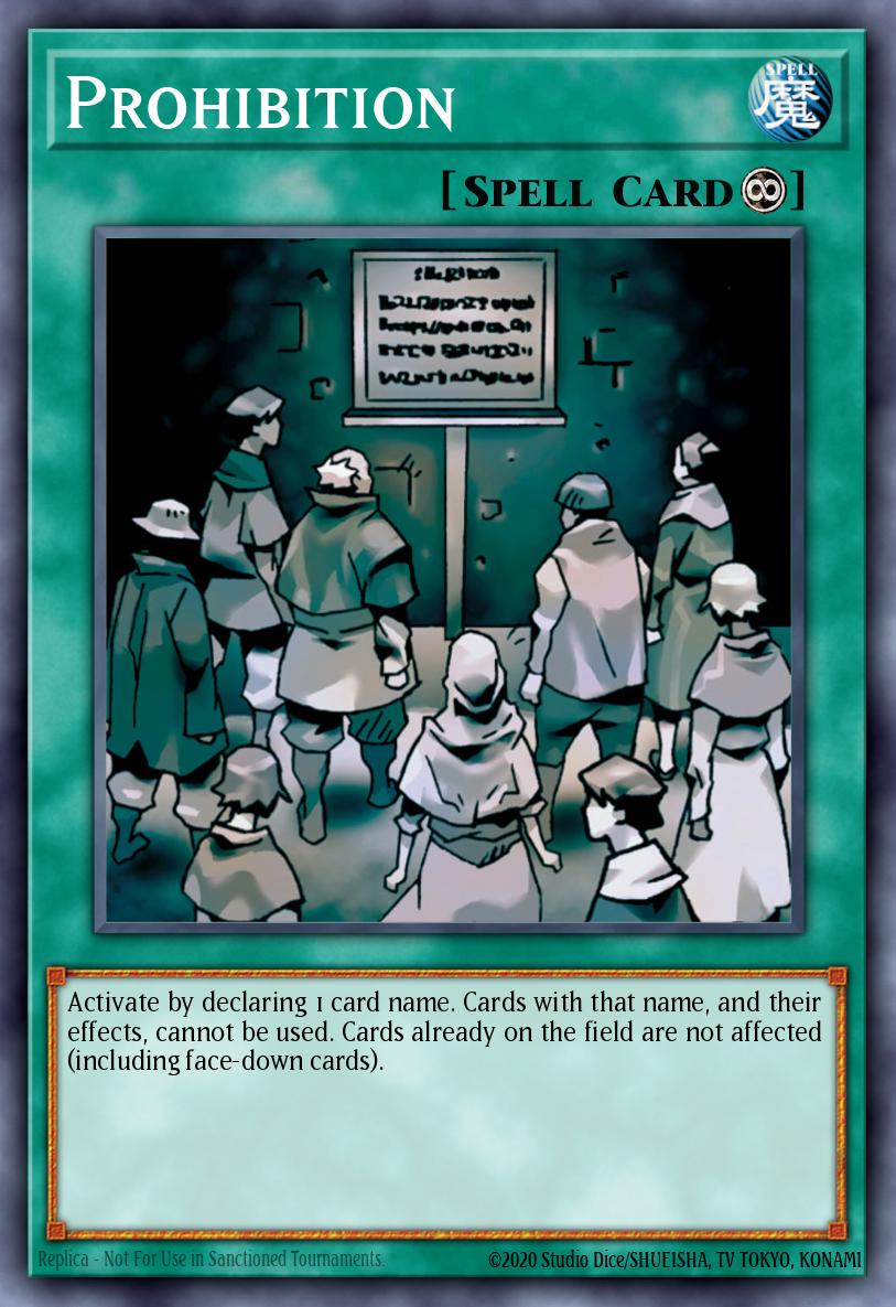 Prohibition PSV #PSV-E039 English Yu-Gi-Oh! card