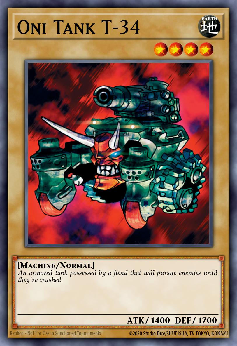 Oni Tank T-34 PSV #PSV-E059 English Yu-Gi-Oh! card