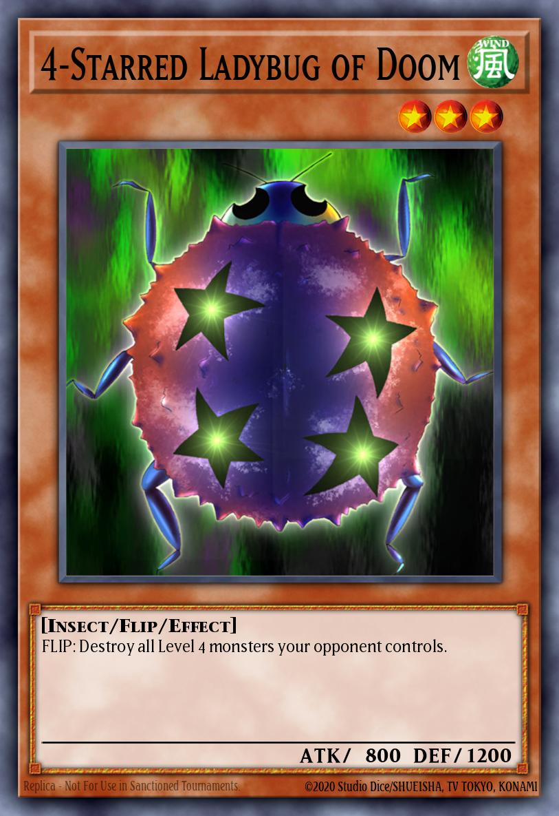 4-Starred Ladybug of Doom PSV #PSV-E088 English Yu-Gi-Oh! card