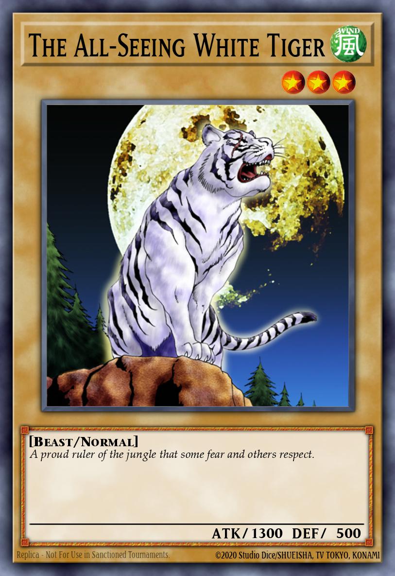 The All-Seeing White Tiger PSV #PSV-E093 English Yu-Gi-Oh! card