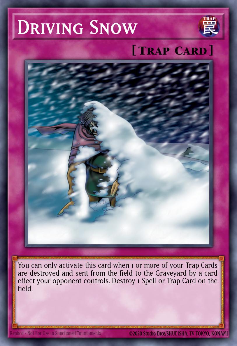 Driving Snow PSV #PSV-EN018 English Yu-Gi-Oh! card