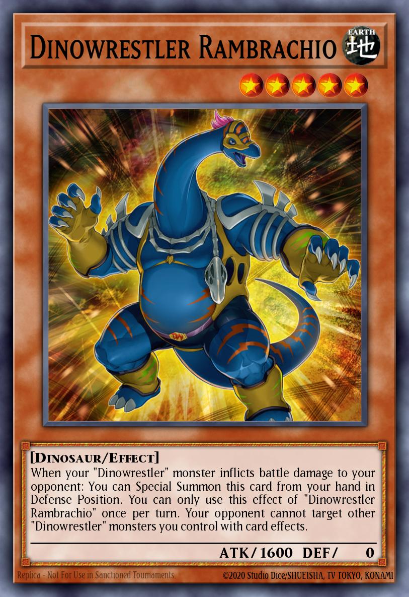 Dinowrestler Rambrachio RIRA #RIRA-EN007 English Yu-Gi-Oh! card
