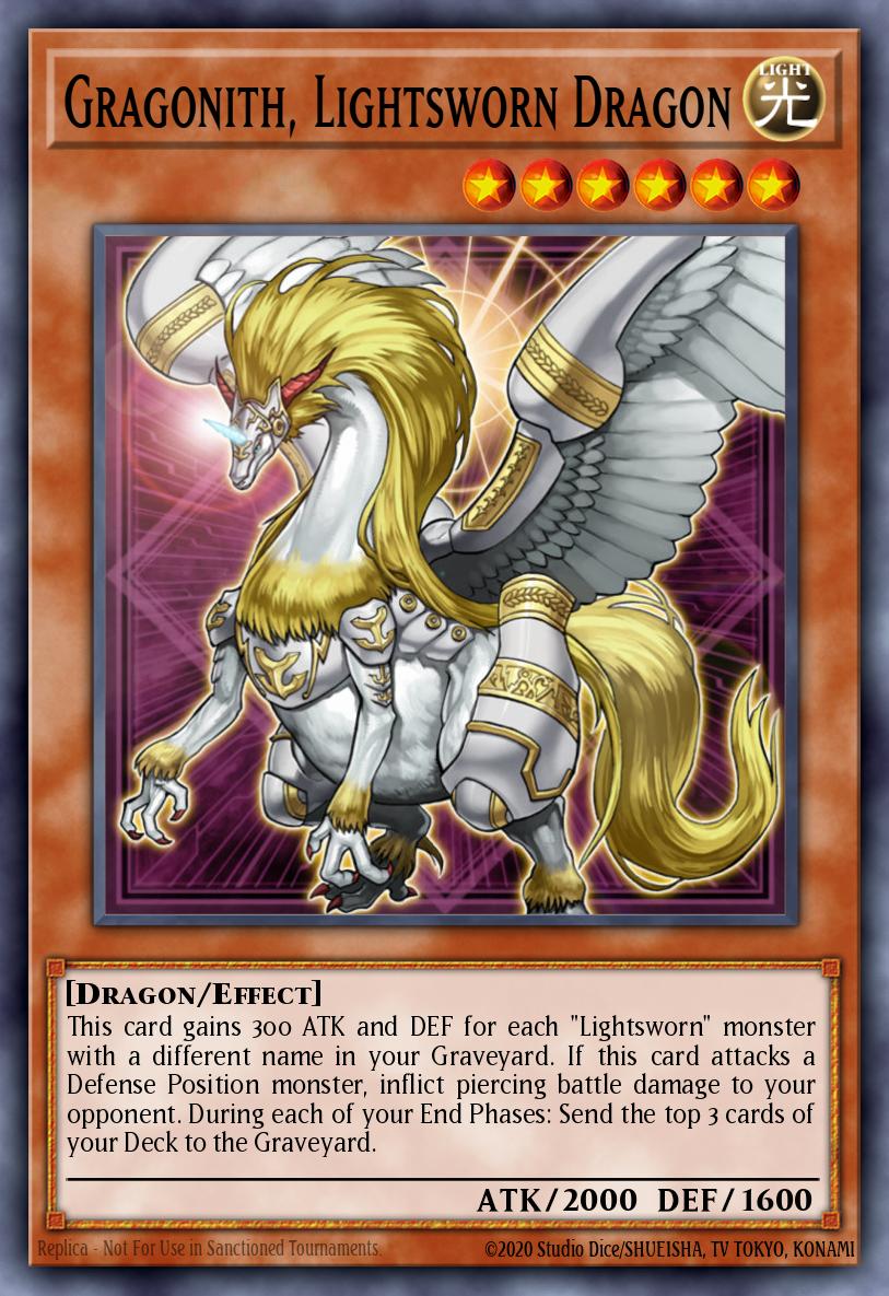 Gragonith, Lightsworn Dragon SDDC #SDDC-EN010 English Yu-Gi-Oh! card
