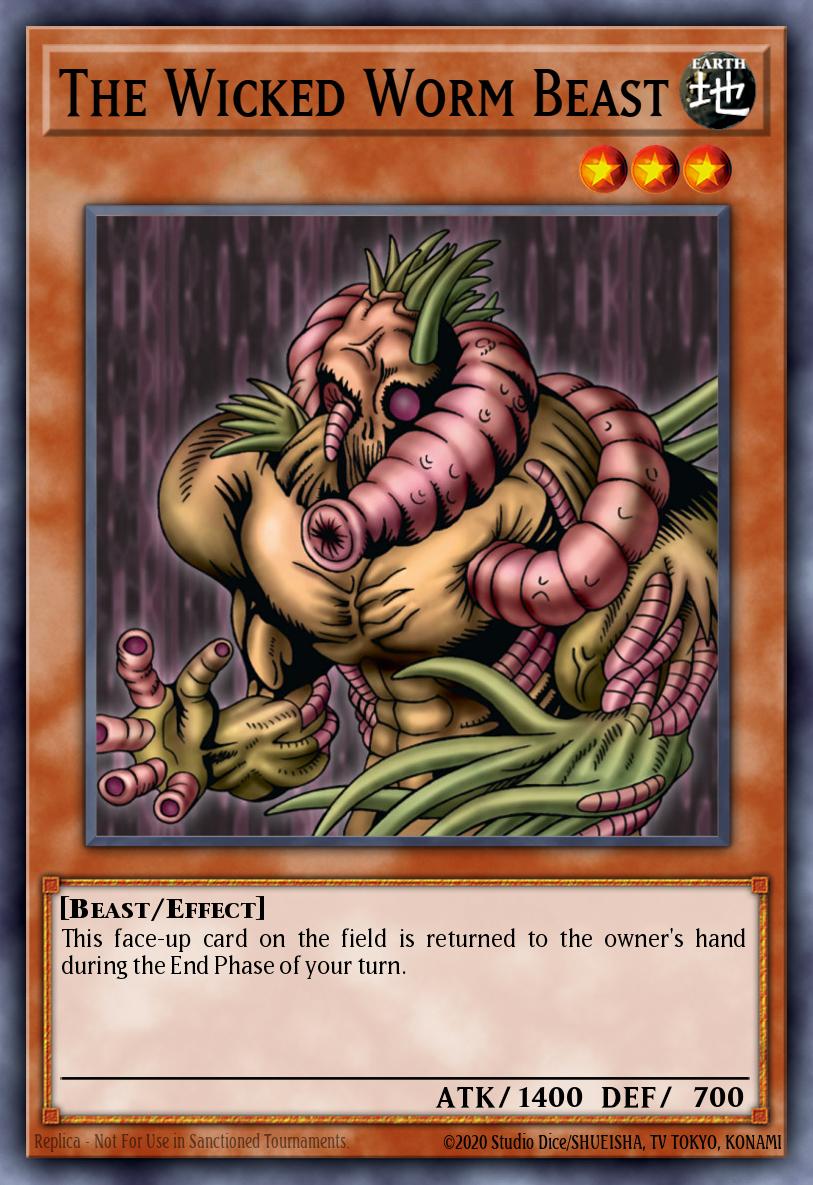 The Wicked Worm Beast SDK #SDK-E003 English Yu-Gi-Oh! card