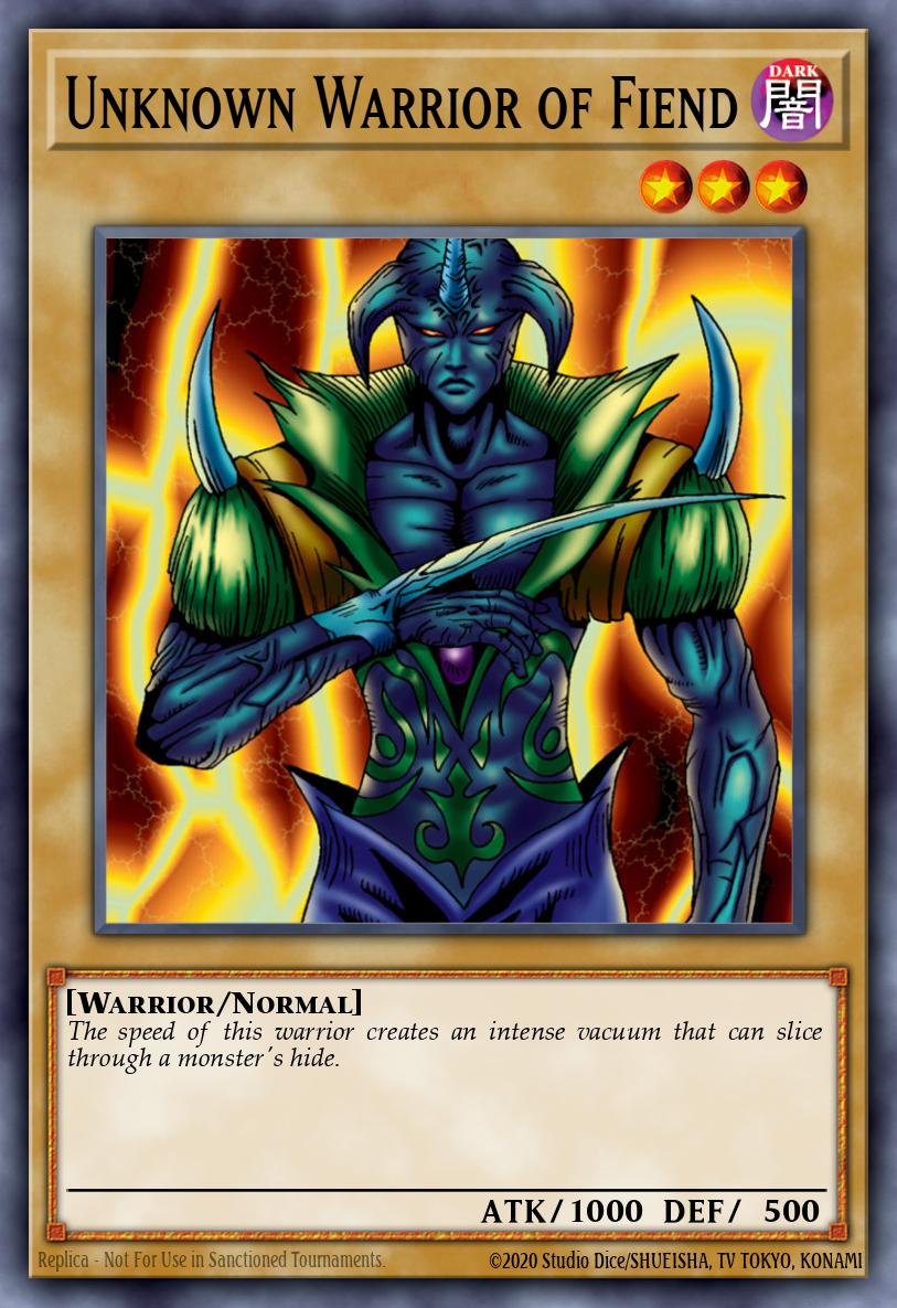 Unknown Warrior of Fiend SDK #SDK-E016 English Yu-Gi-Oh! card