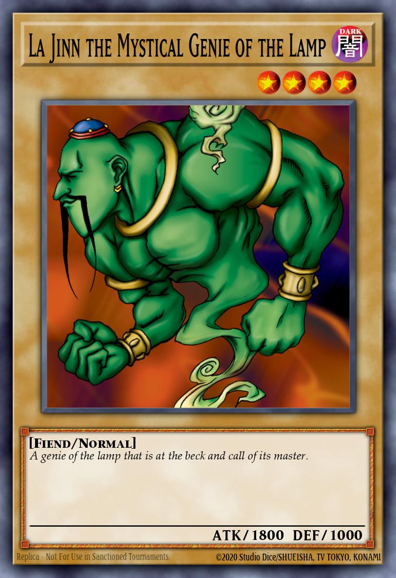 La Jinn the Mystical Genie of the Lamp SDK #SDK-E024 English Yu-Gi-Oh! card