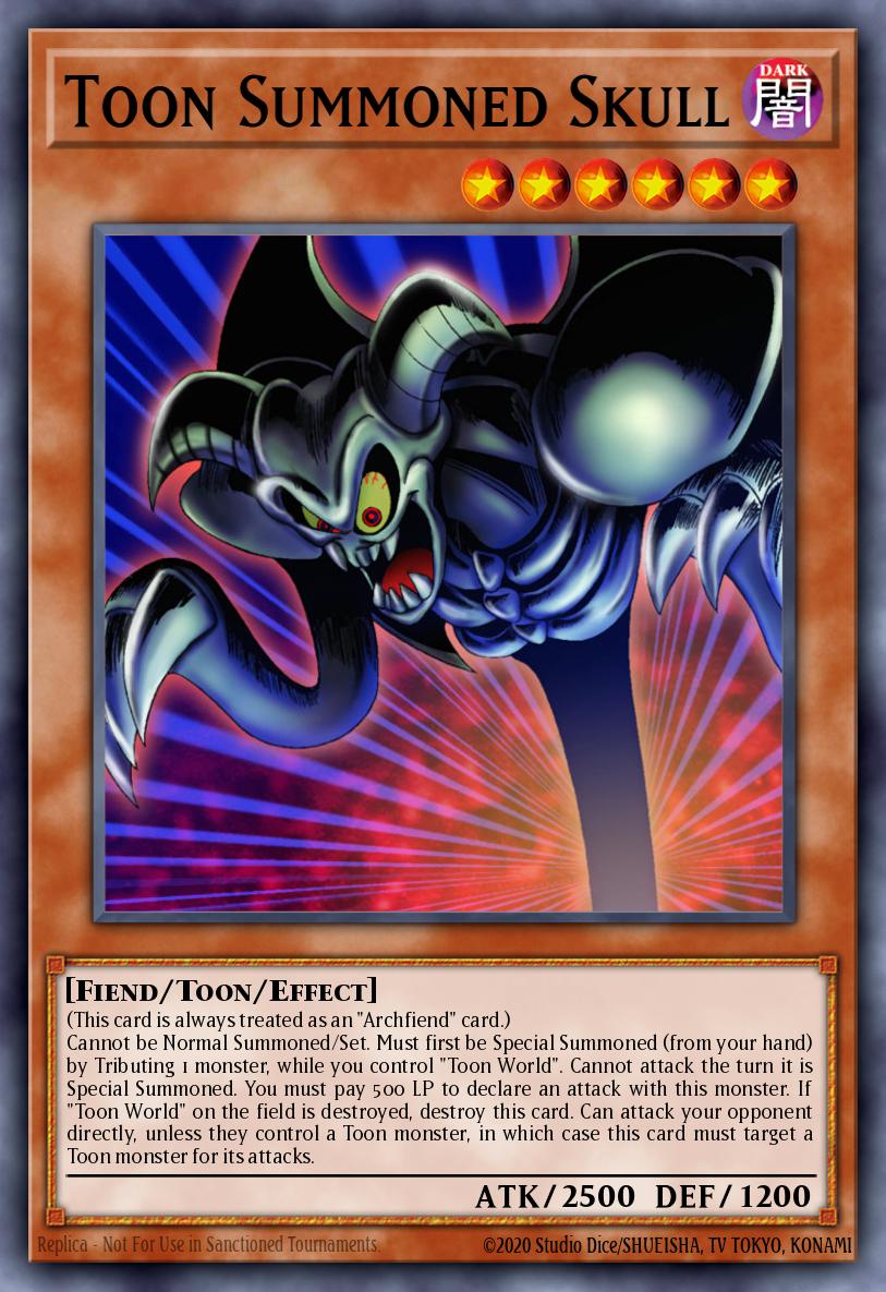 Toon Summoned Skull SDP #SDP-021 English Yu-Gi-Oh! card
