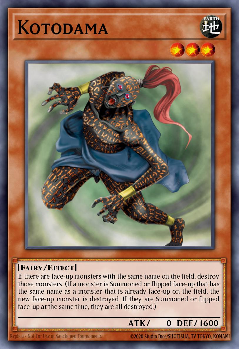 Kotodama SRL #SRL-EN095 English Yu-Gi-Oh! card