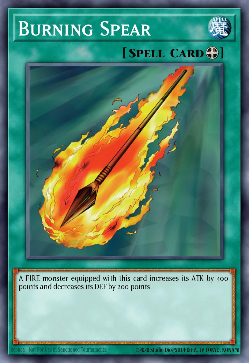 Burning Spear TP1 #TP1-E010 English Yu-Gi-Oh! card