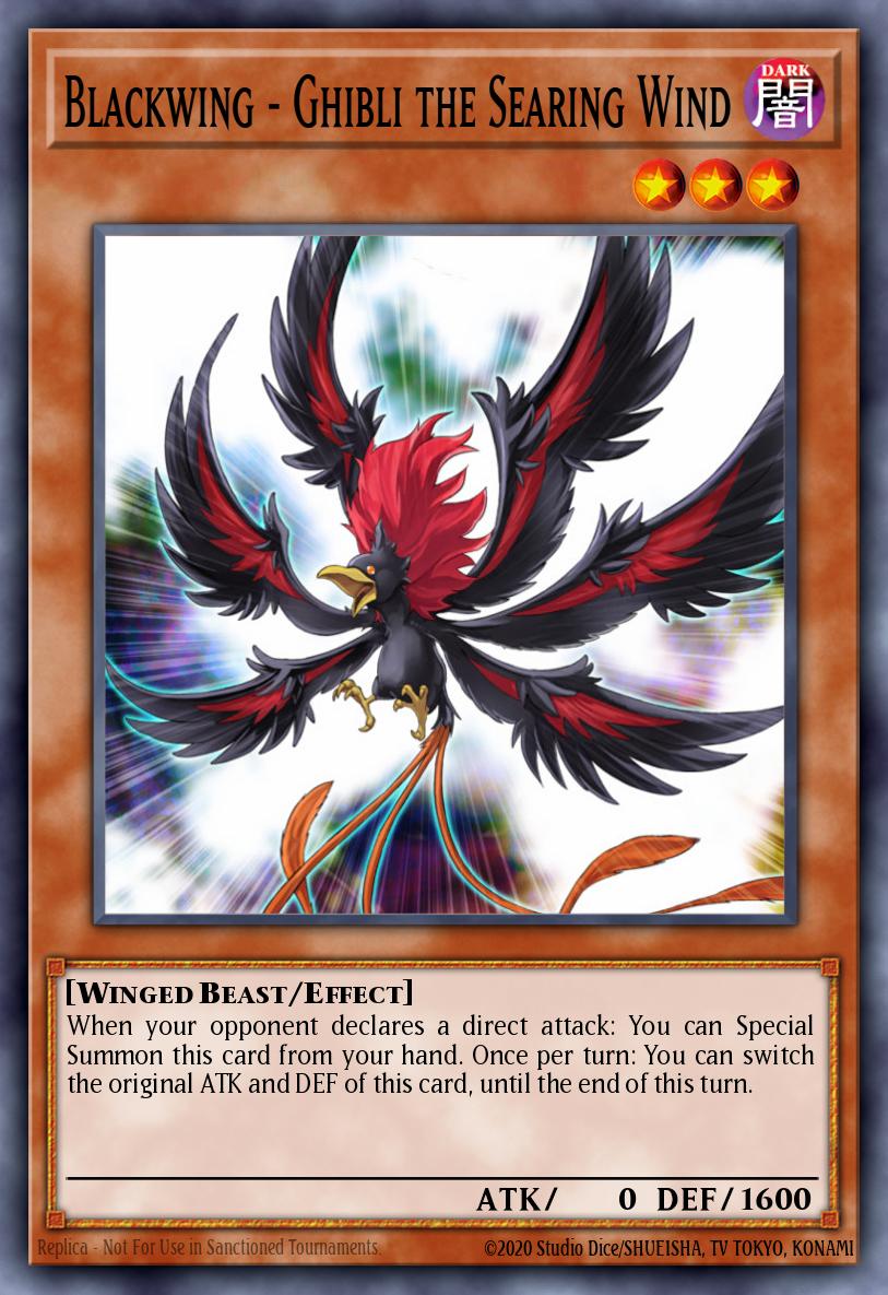 Blackwing - Ghibli the Searing Wind TSHD #TSHD-EN001 English Yu-Gi-Oh! card