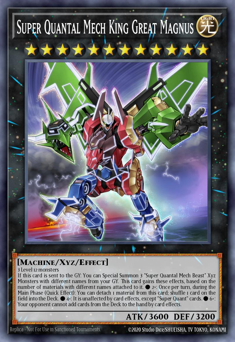 Super Quantal Mech King Great Magnus WIRA #WIRA-EN037 English Yu-Gi-Oh! card