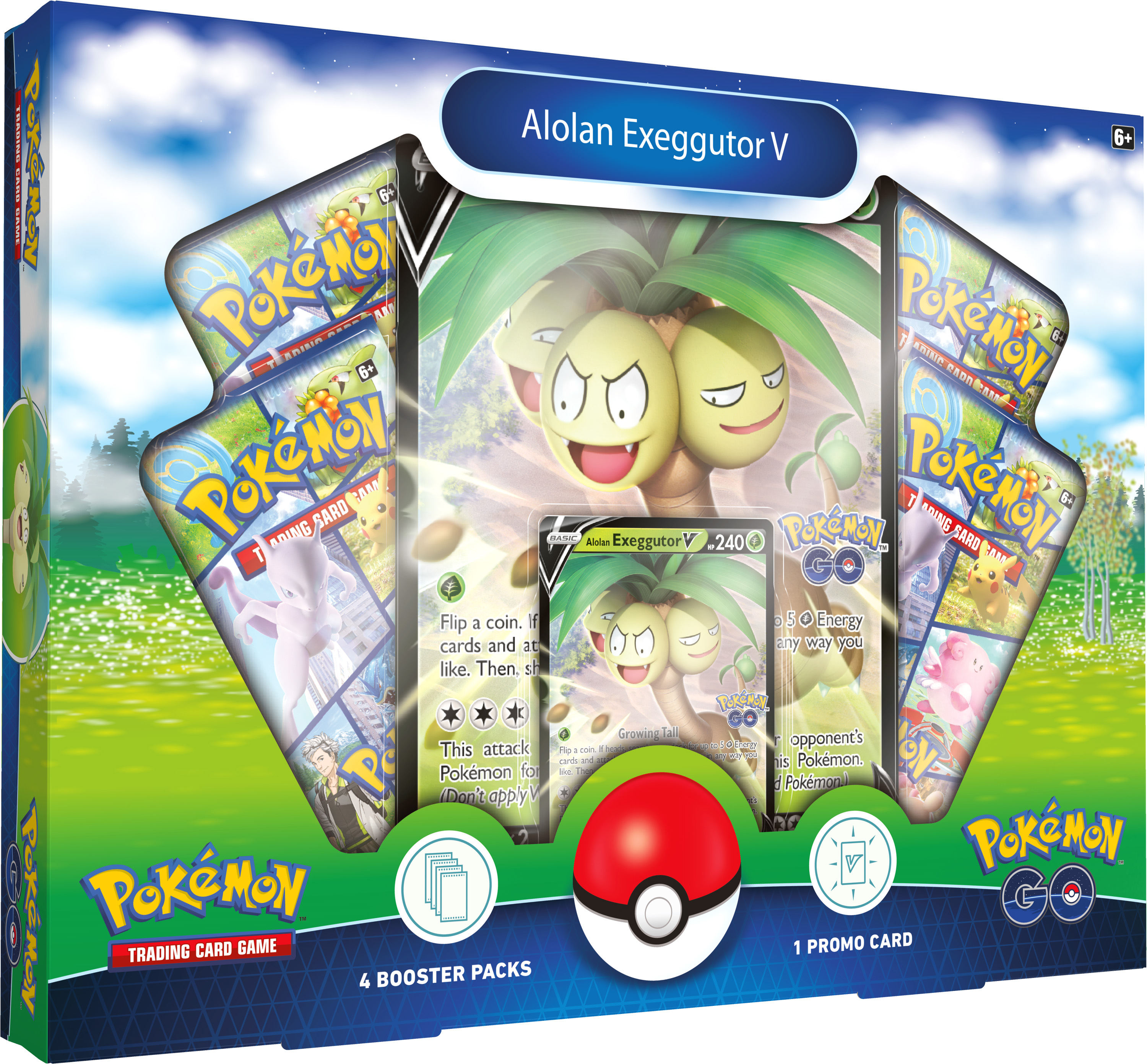Pokémon GO Collection—Alolan Exeggutor V