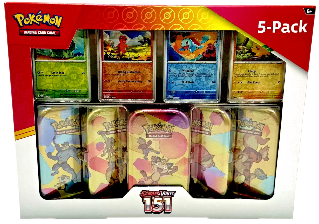 151 Mini Tin 5-Pack