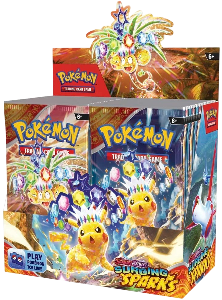 Surging Sparks Booster Display Box